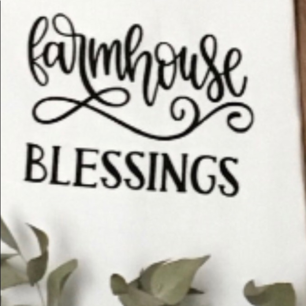 Farmhouse Blessing Kitchen Towel